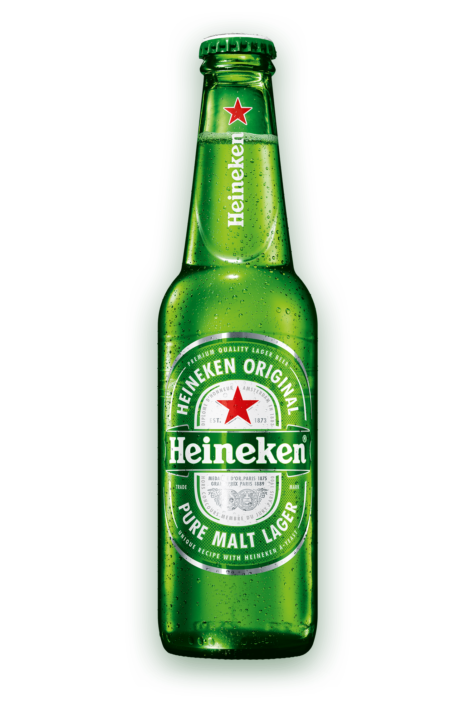 Heineken Lager 6 pack 12 oz. Bottle - Cheers Wines and Spirits, image size:1506x2258