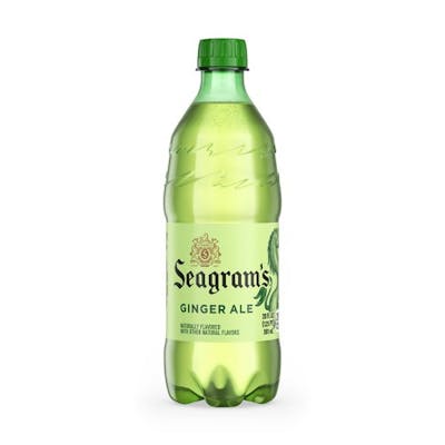 Seagram's Ginger Ale, 20 Oz. Bottles, 24 Pack