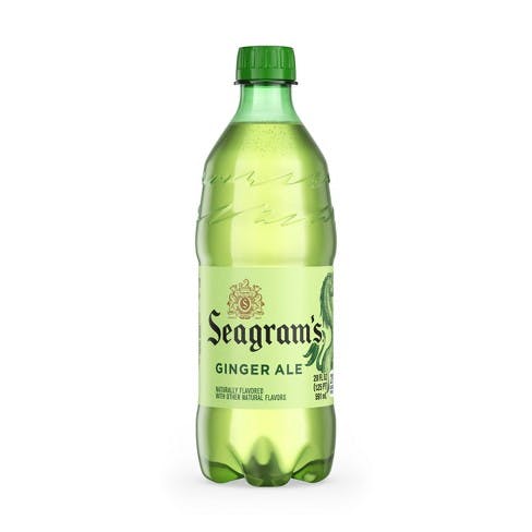 Seagram's Ginger Ale, 20 Oz. Bottles, 24 Pack