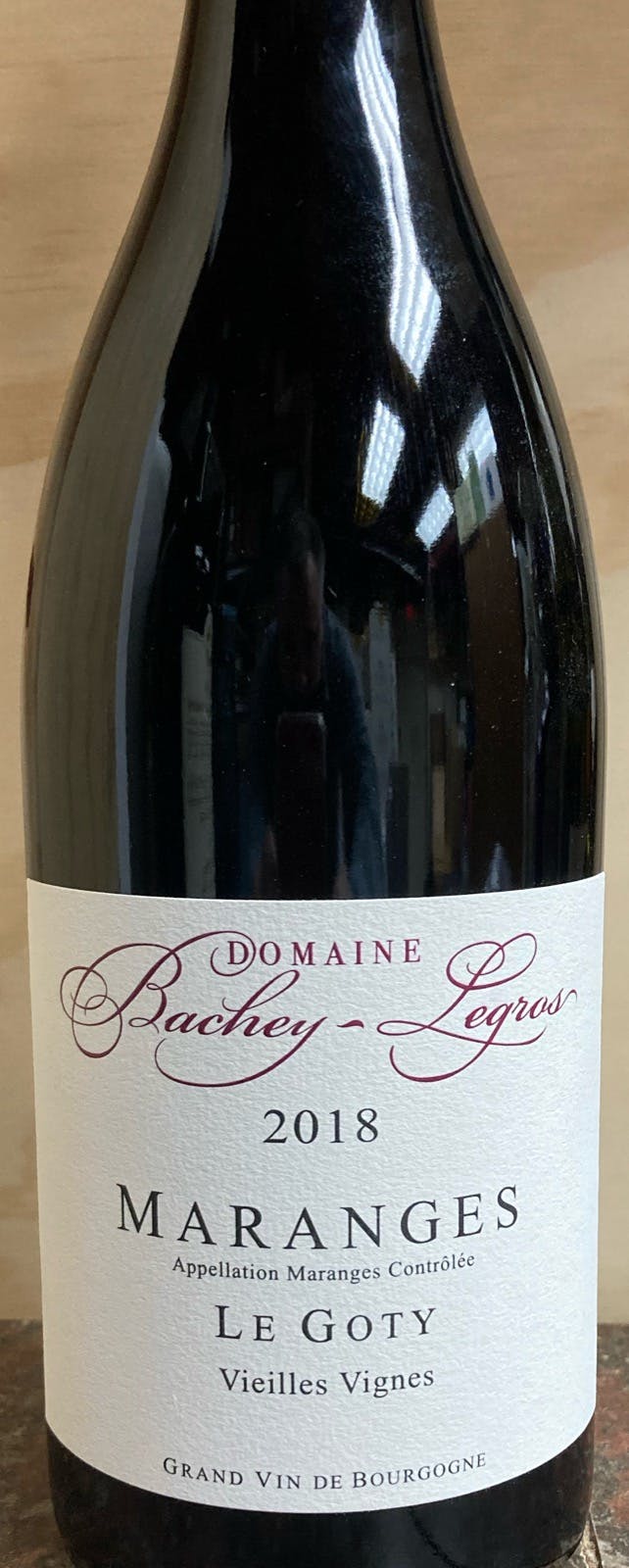 Domaine Bachey-Legros Maranges Le Goty Vieilles Vignes 2019 750ml ...