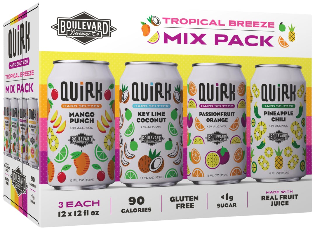 Boulevard Quirk Tropical Breeze Twelve Mix Pack 12 pack 12 oz ...