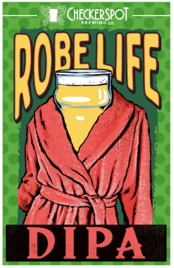 Checkerspot Brewing Company Robe Life 4 pack 16 oz. - Petite Cellars