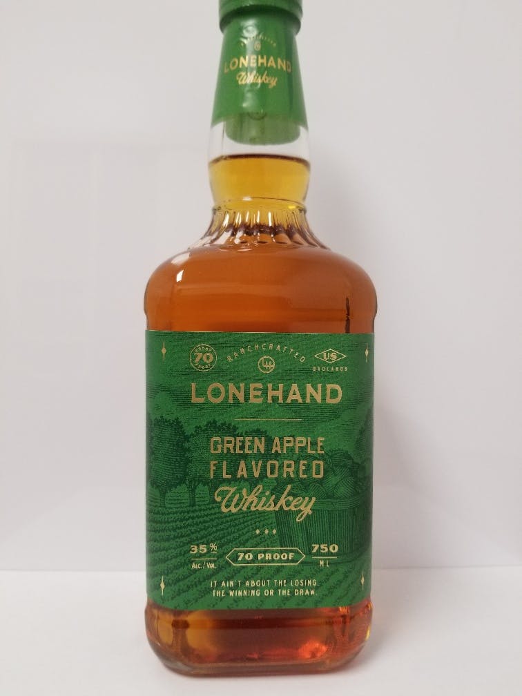 Lonehand Whiskey Green Apple Flavored Whiskey 750ml The Wine Guy