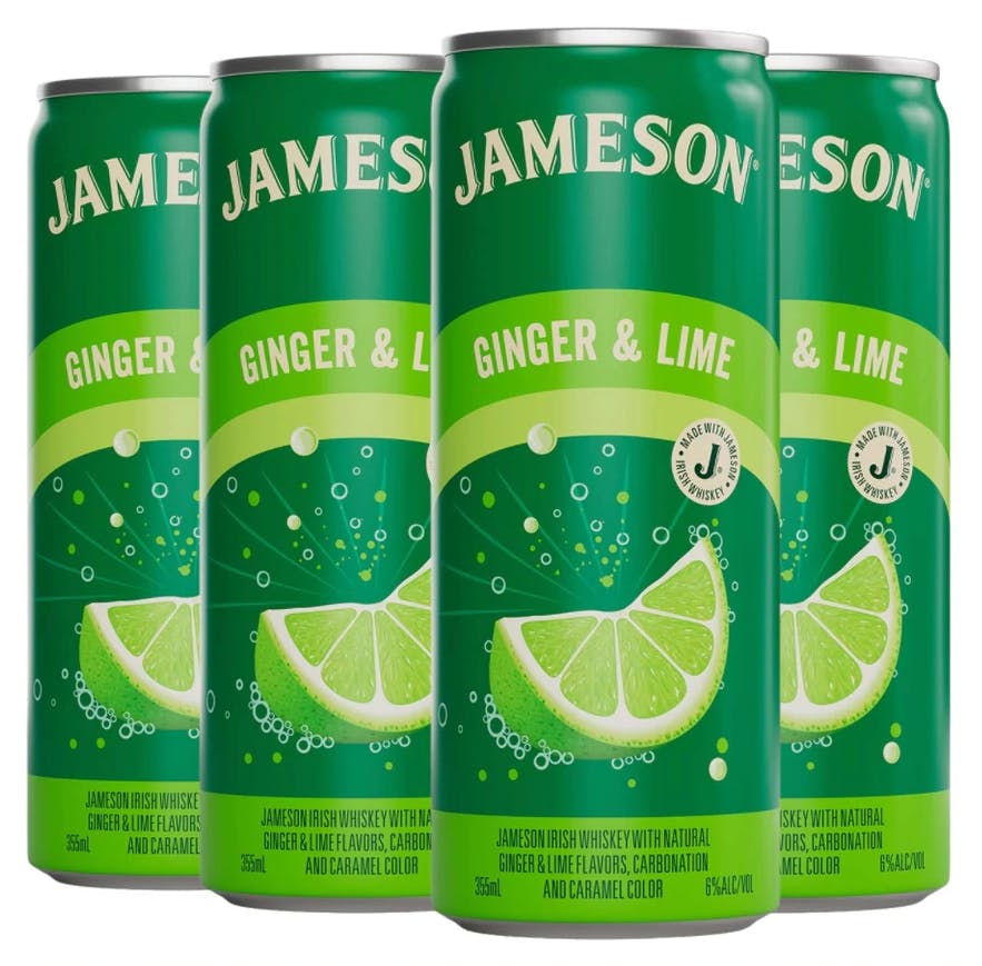 Jameson Ginger & Lime 4 pack 355ml Can Buster's Liquors & Wines