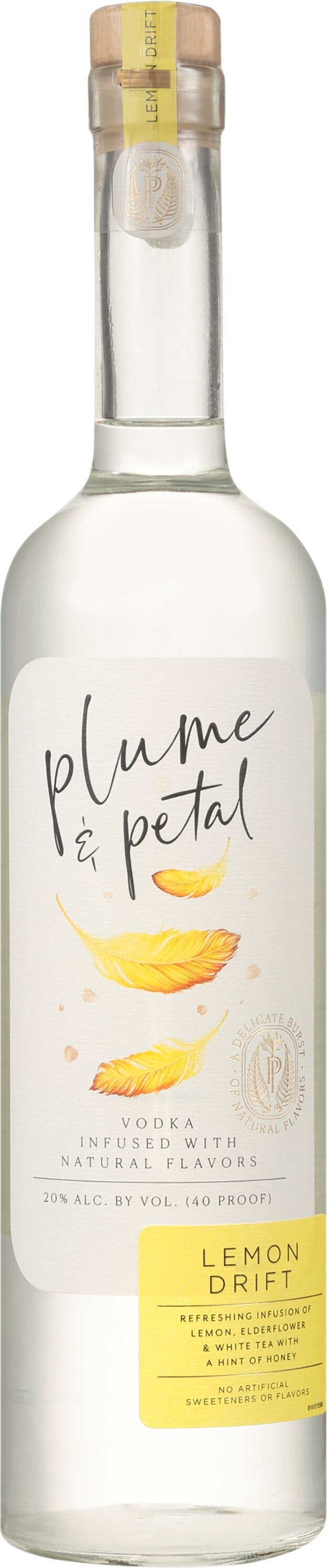 Plume & Petal Lemon Drift Vodka 750ml Allendale Wine Shoppe