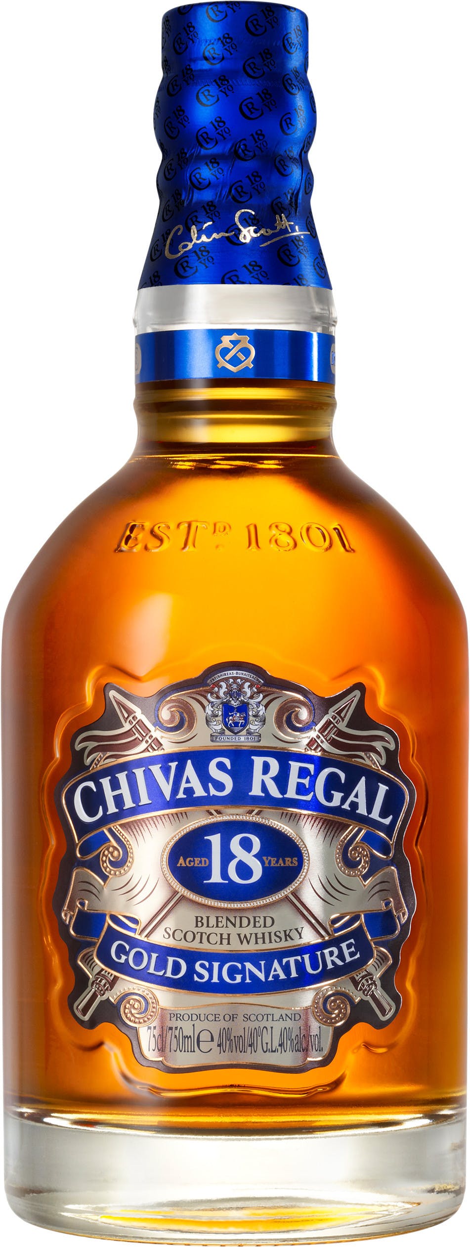 Chivas Regal Blended Scotch Whisky 18 year old 750ml - Argonaut