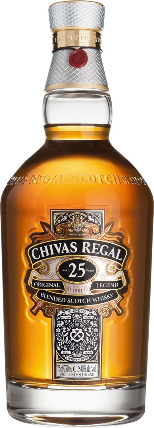 Chivas Regal Blended Scotch Whisky 25 year old 750ml - The Wine Guy