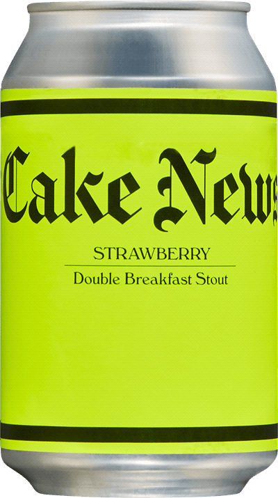 Omnipollo Cake News Strawberry 12 oz. Can - Petite Cellars