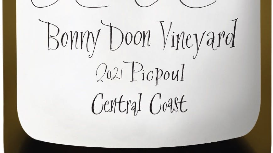 Bonny Doon Picpoul White 2021 750ml SPIRITED Wines
