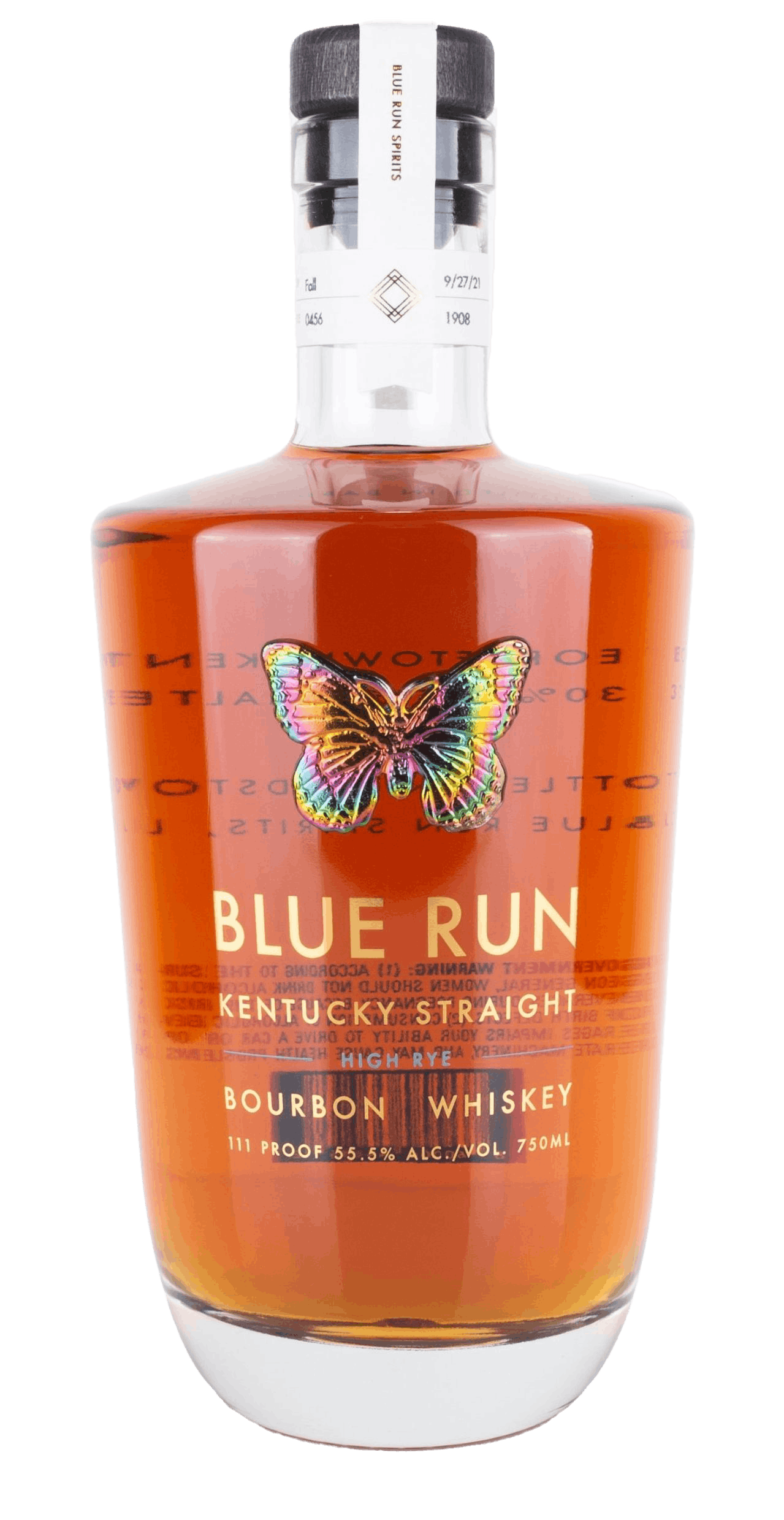 Blue Run Spirits High Rye Kentucky Straight Bourbon 4 year old 750ml
