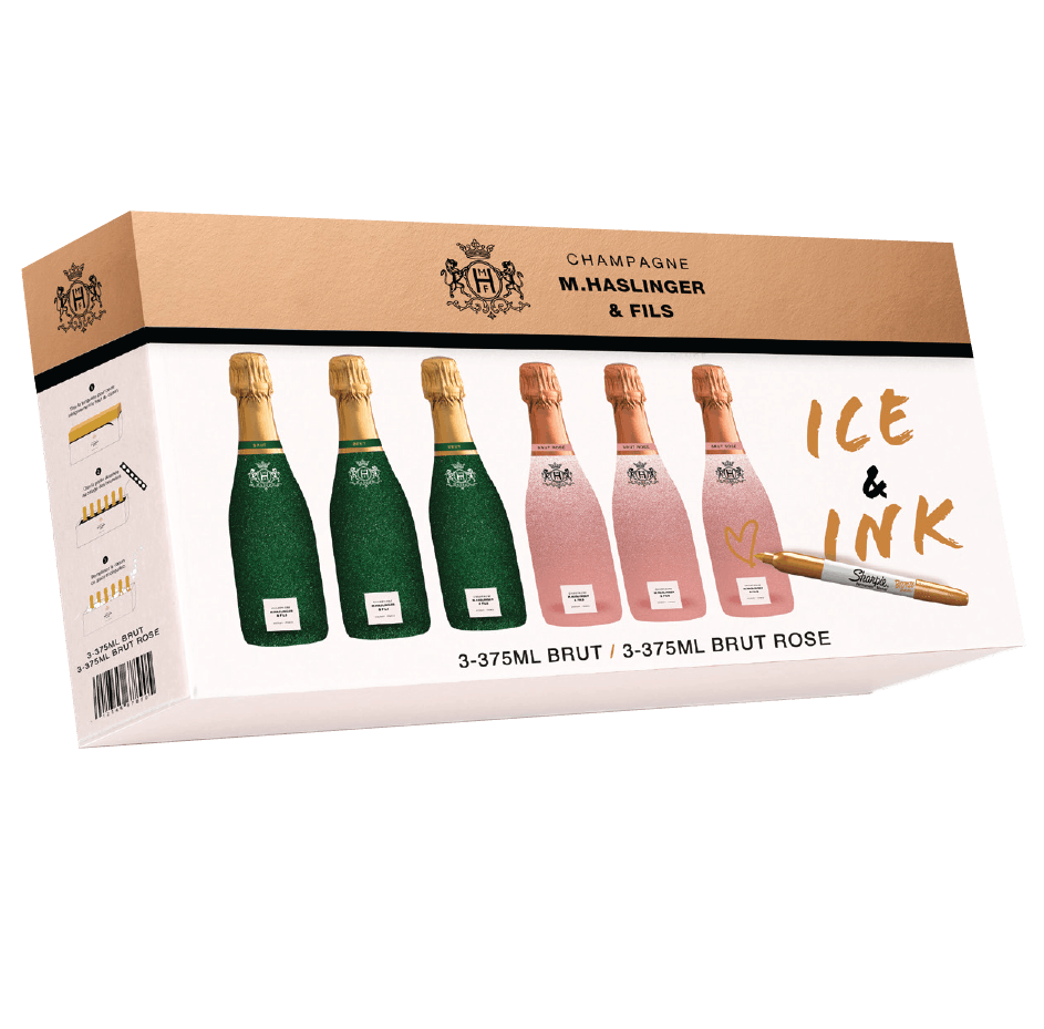 LE BLANC & LE ROSÉ 375ml, ALCOHOL-FREE SPARKLING WINE