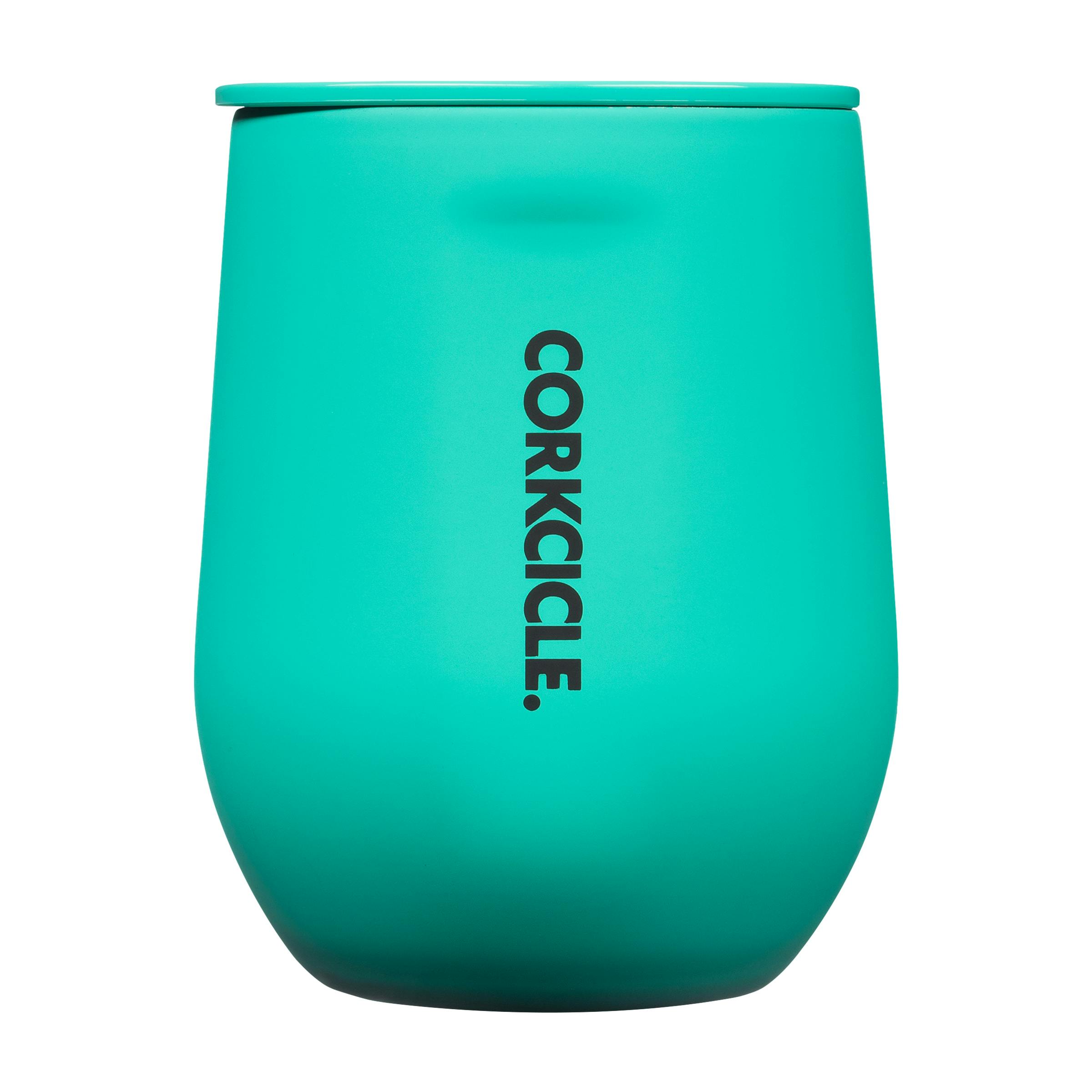 Corkcicle Prosecco Stainless Steel Stemless Wine Glass Cup, 12 oz