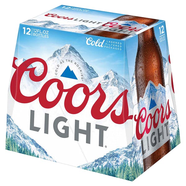 Coors Light 12 pack 12 oz. Bottle - Cheers Wines and Spirits