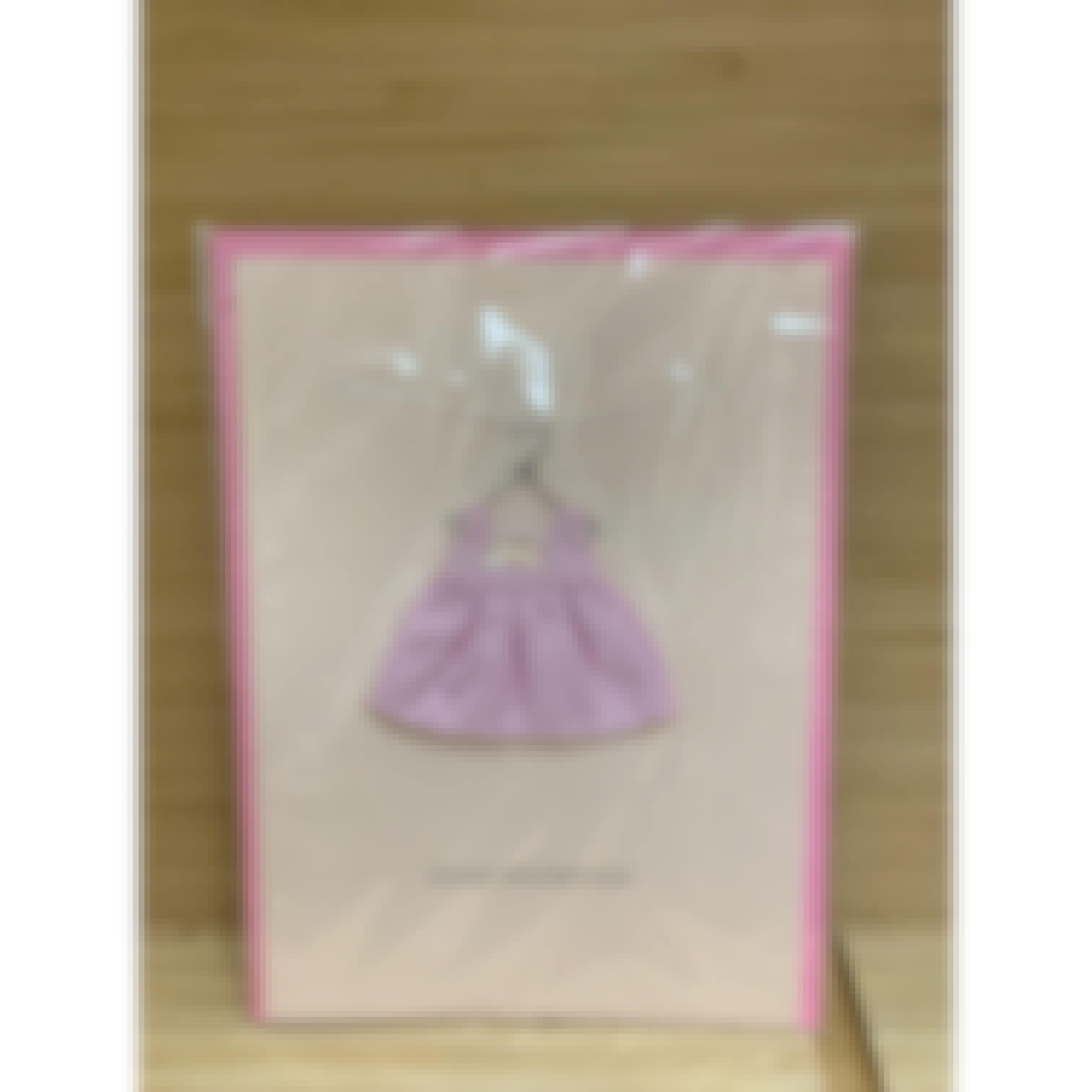 Papyrus Cards Baby Pink Dress on Hanger