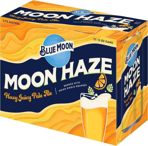 Blue Moon Brewing Company Moon Haze IPA 12 pack 12 oz. Can