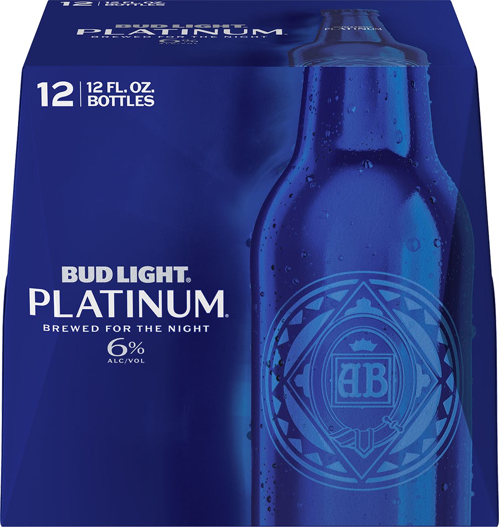 Bud Light Platinum 12 pack 12 oz. Bottle