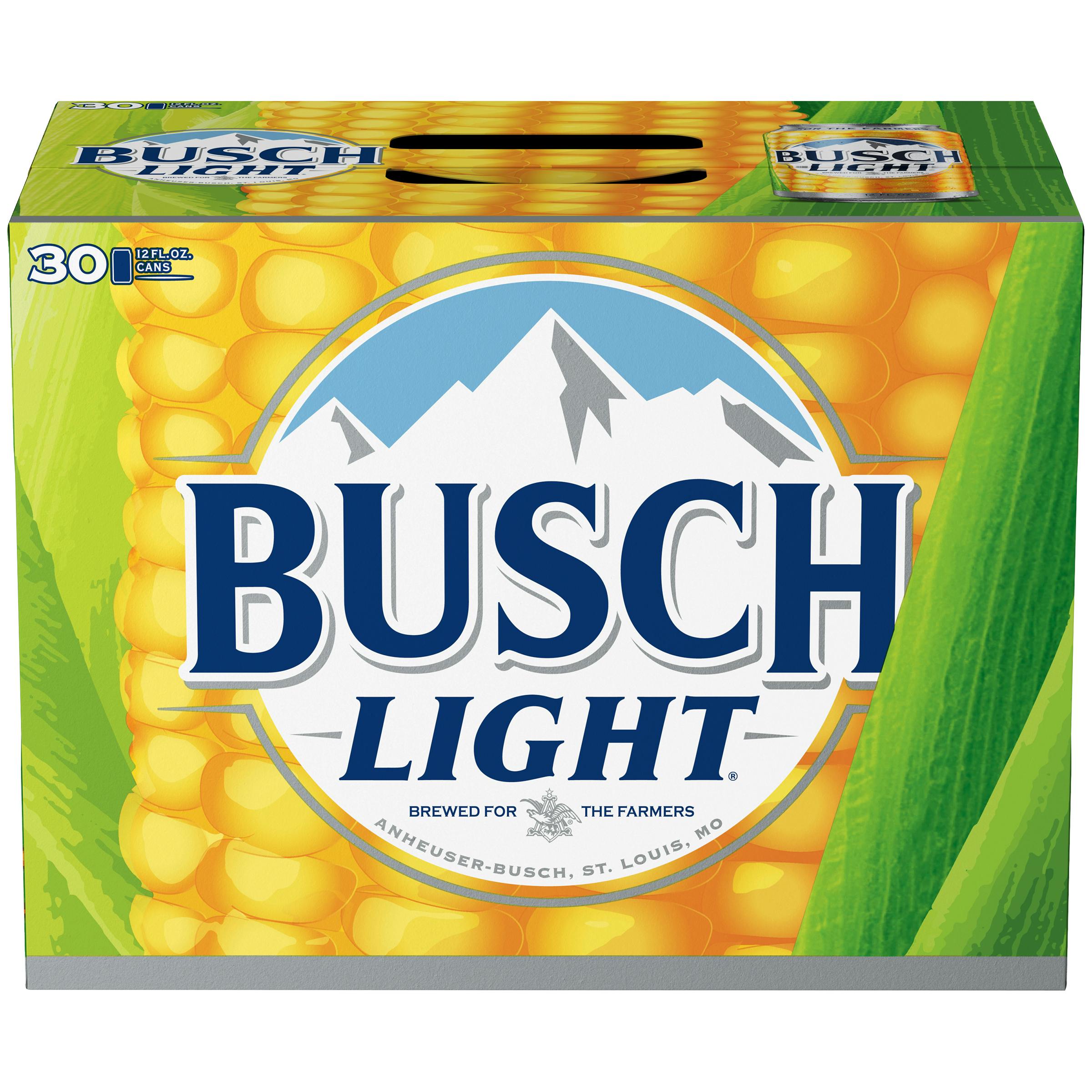 Busch Light Beer, 12 oz, 30 pk