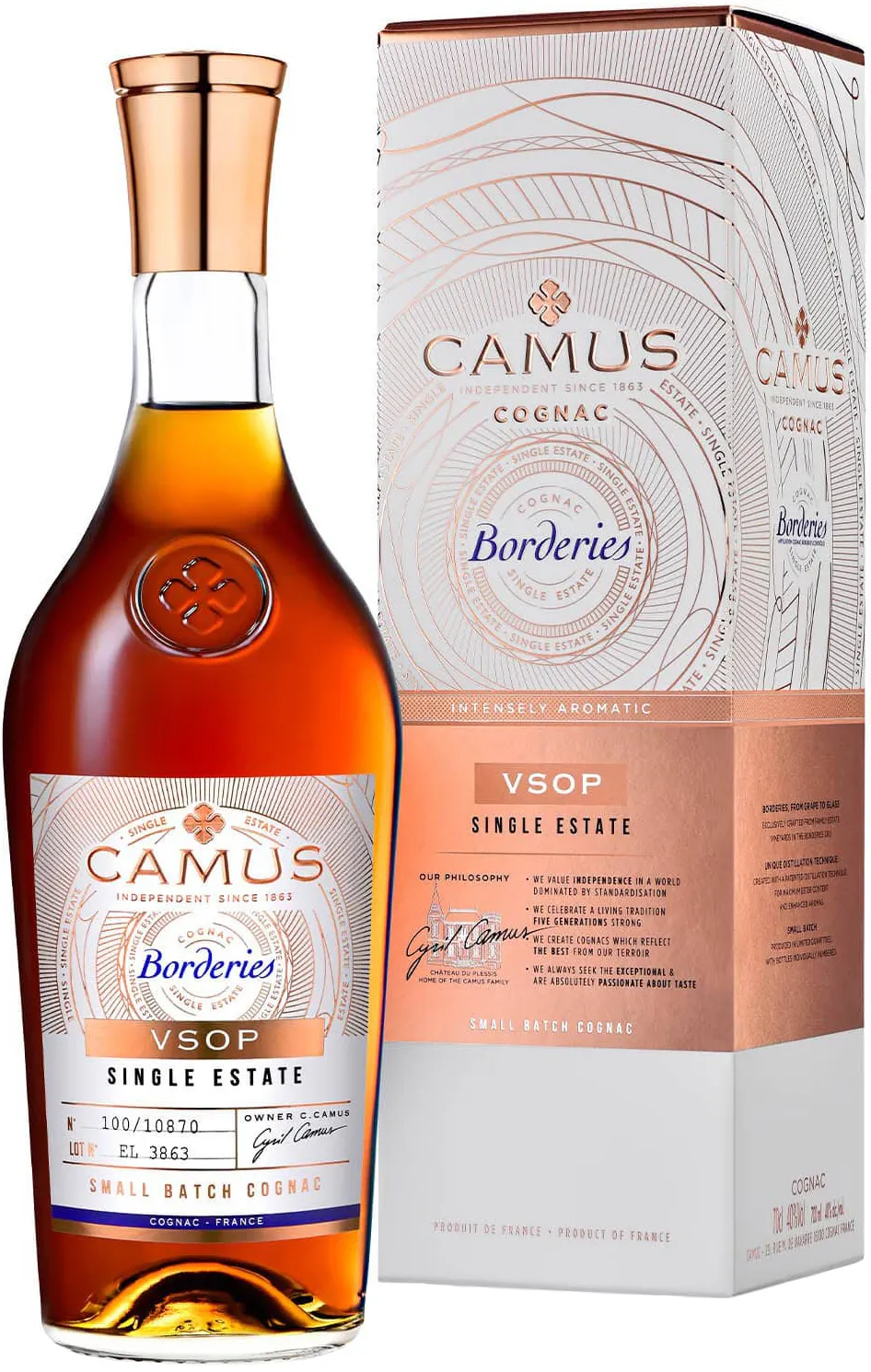 Camus VSOP Borderies Cognac 700ml - Station Plaza Wine