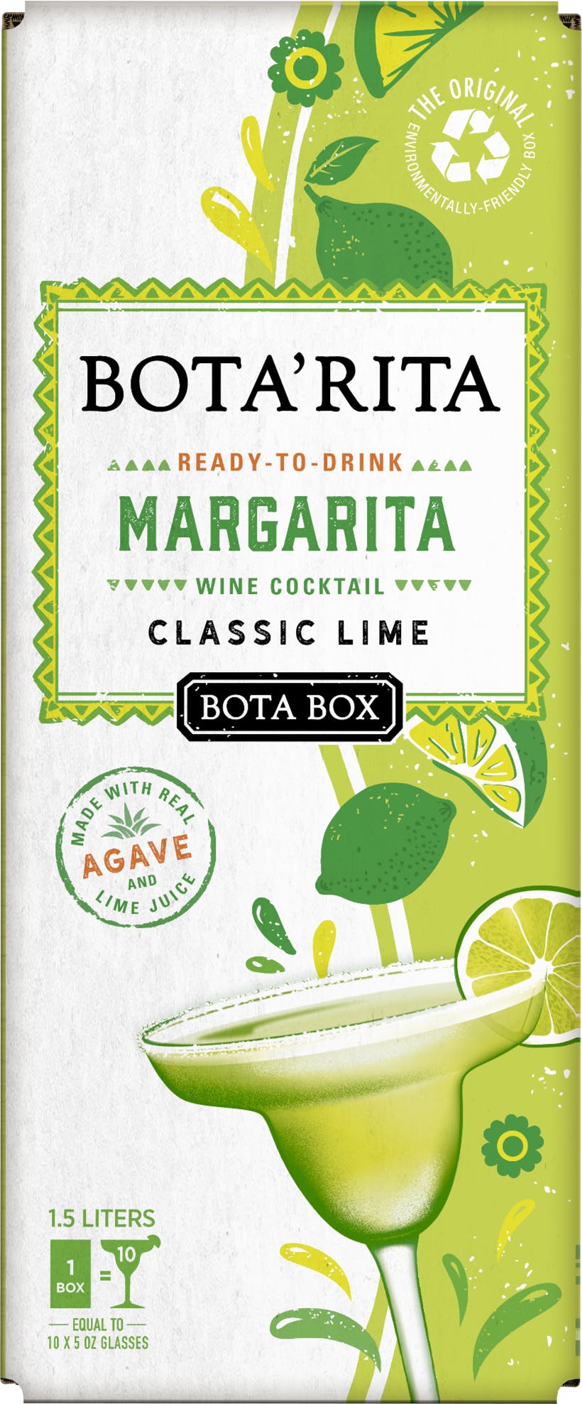 Bota Box Bota'Rita Classic Lime Margarita 1.5L Argonaut Wine & Liquor