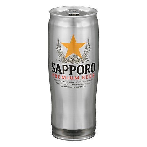 Sapporo Draft Beer 22 oz. Can - Petite Cellars