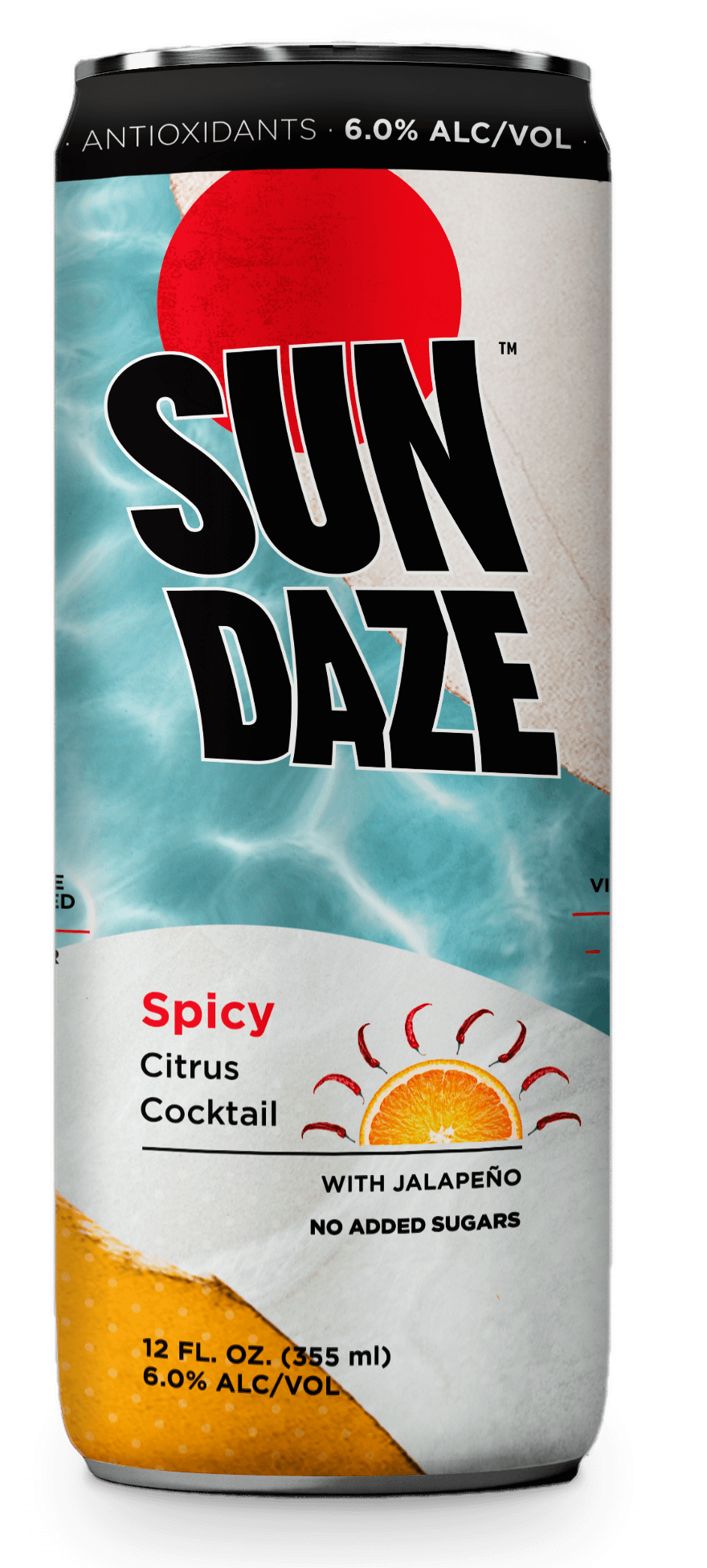 SunDaze Spicy Citrus Cocktail 4 pack 12 oz. Buster