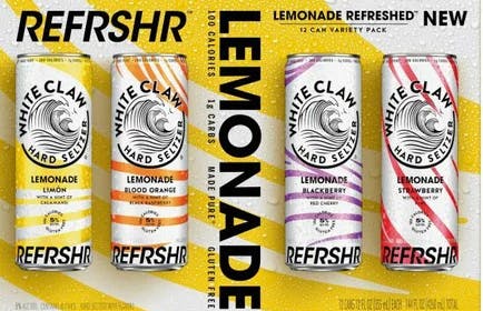 White Claw LEMONADE SELTZER 12PK 12 oz 12 pack 12 oz. Can - Petite Cellars