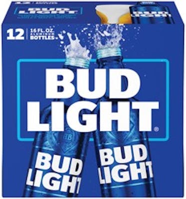 Bud Light Beer 12 pack 16 oz. Bottle - Yankee Spirits