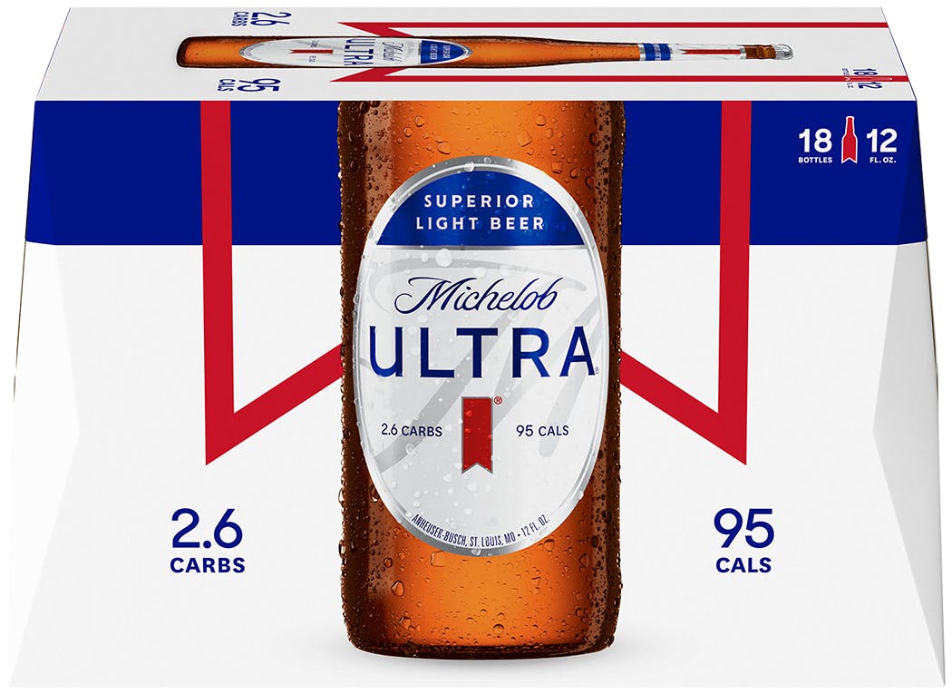 Michelob Ultra 18 pack 12 oz. Bottle - Yankee Spirits
