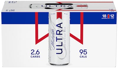 Michelob Ultra Beer, 18 Pack 12 fl. oz. Bottles