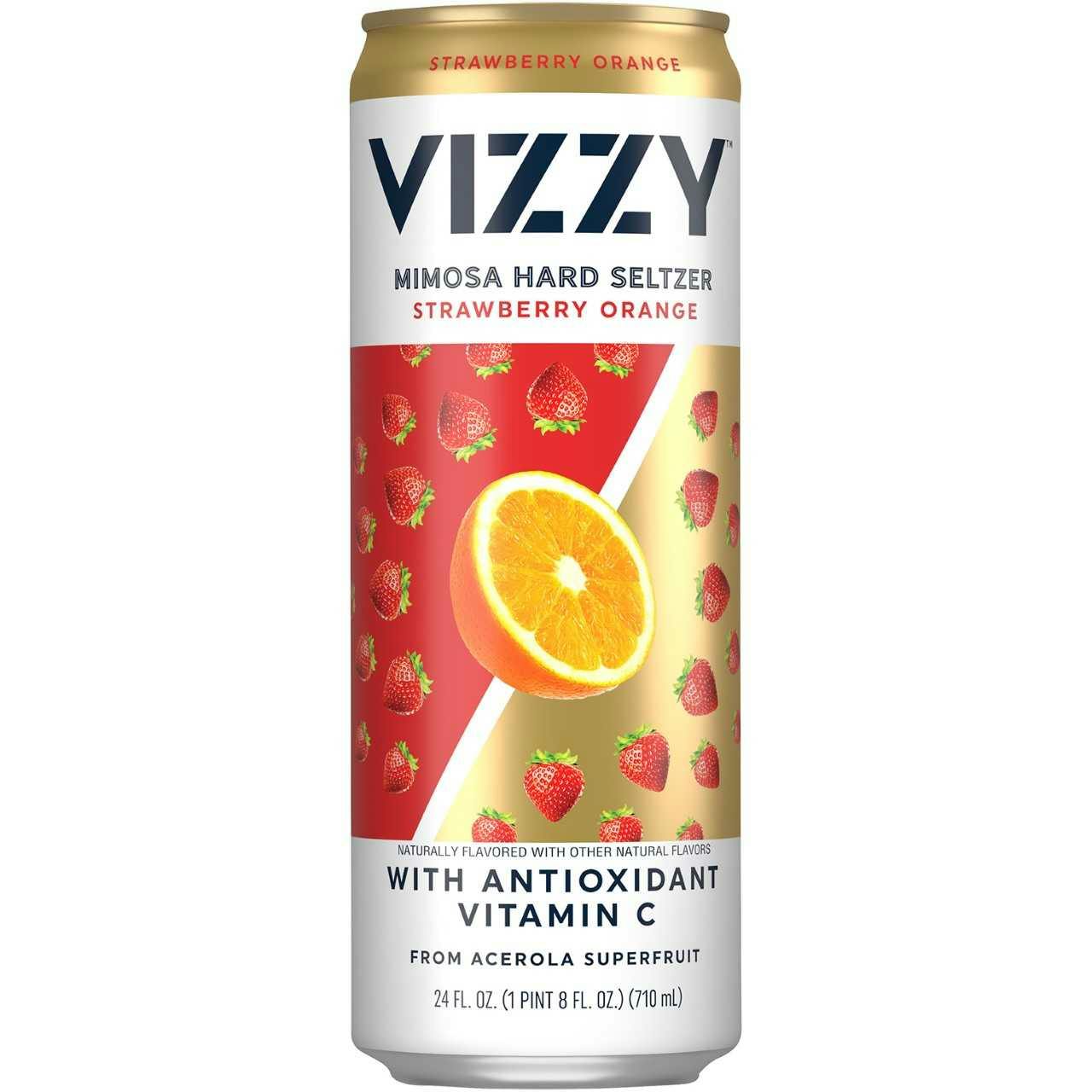 超浮力✨ツインザーセットも可能な4+1✨8.5 NECTAR シモンズ　EPS Vizzy Hard Seltzer Strawberry Orange Mimosa 24 oz. Can - Yankee