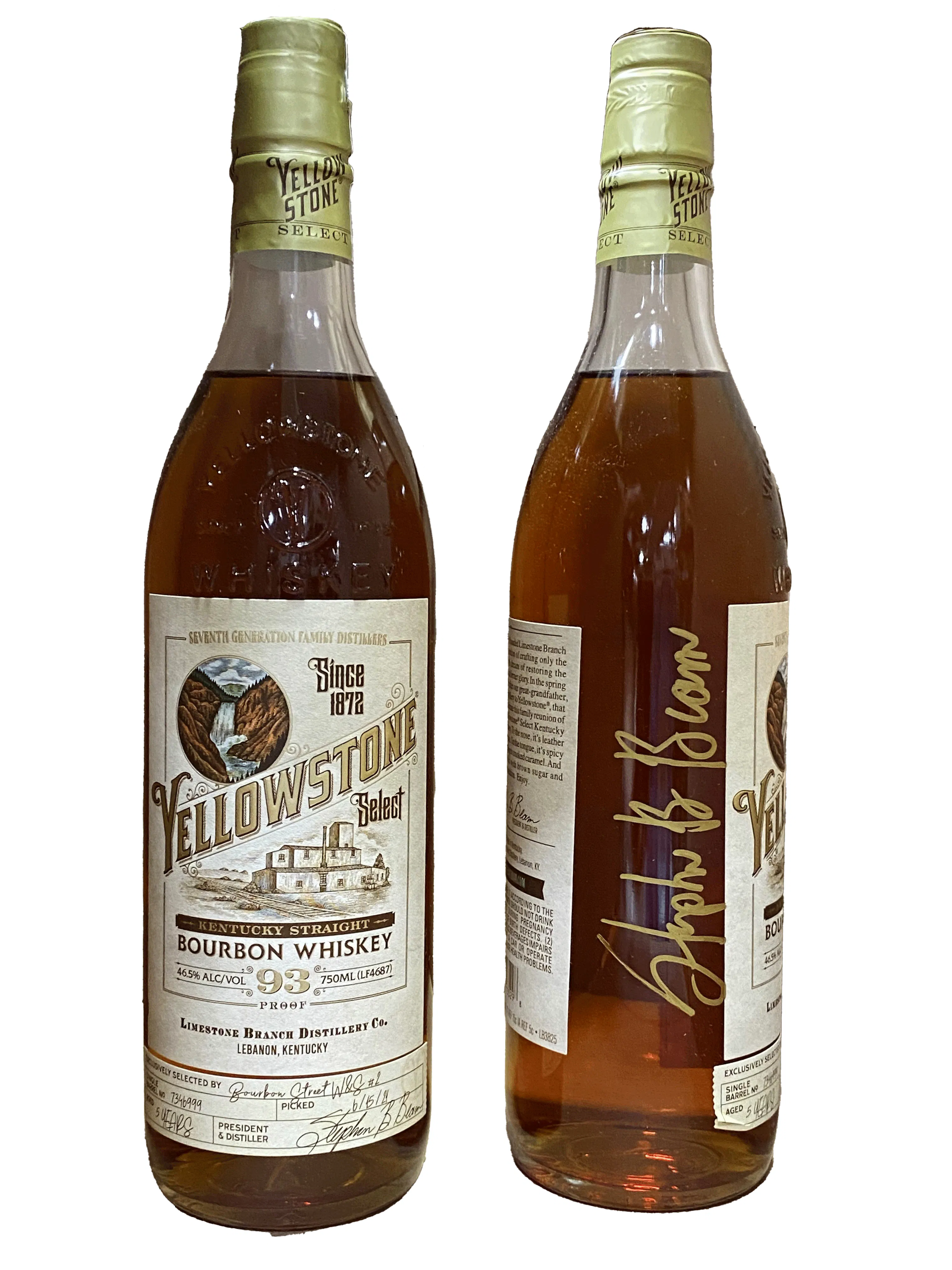 Select Bourbon "Store Pick" #2 Signed by Stephen Beam 750ml