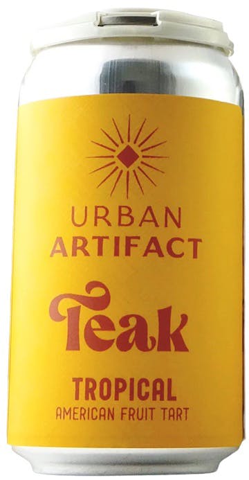 Urban Artifact Brewing Teak Tropical Sour 4 Pack 16 Oz Can Yankee   641957 