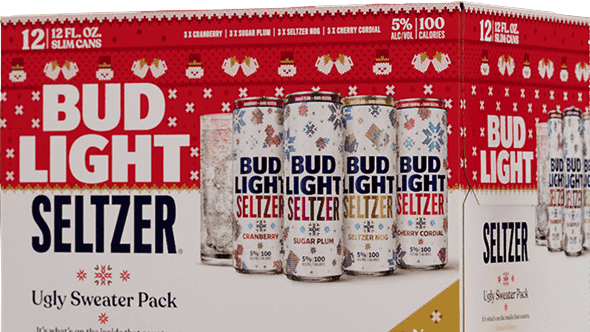 Flavors Bud Light Seltzer Ugly Sweater Pack Walmart Budweiser Bud