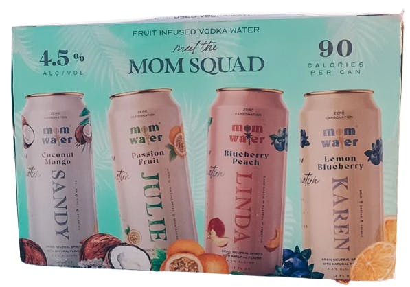 Mom Water Vodka Water Variety Pack 8 Pack 12 Oz Can State Line Liquors Just Off The I 95 