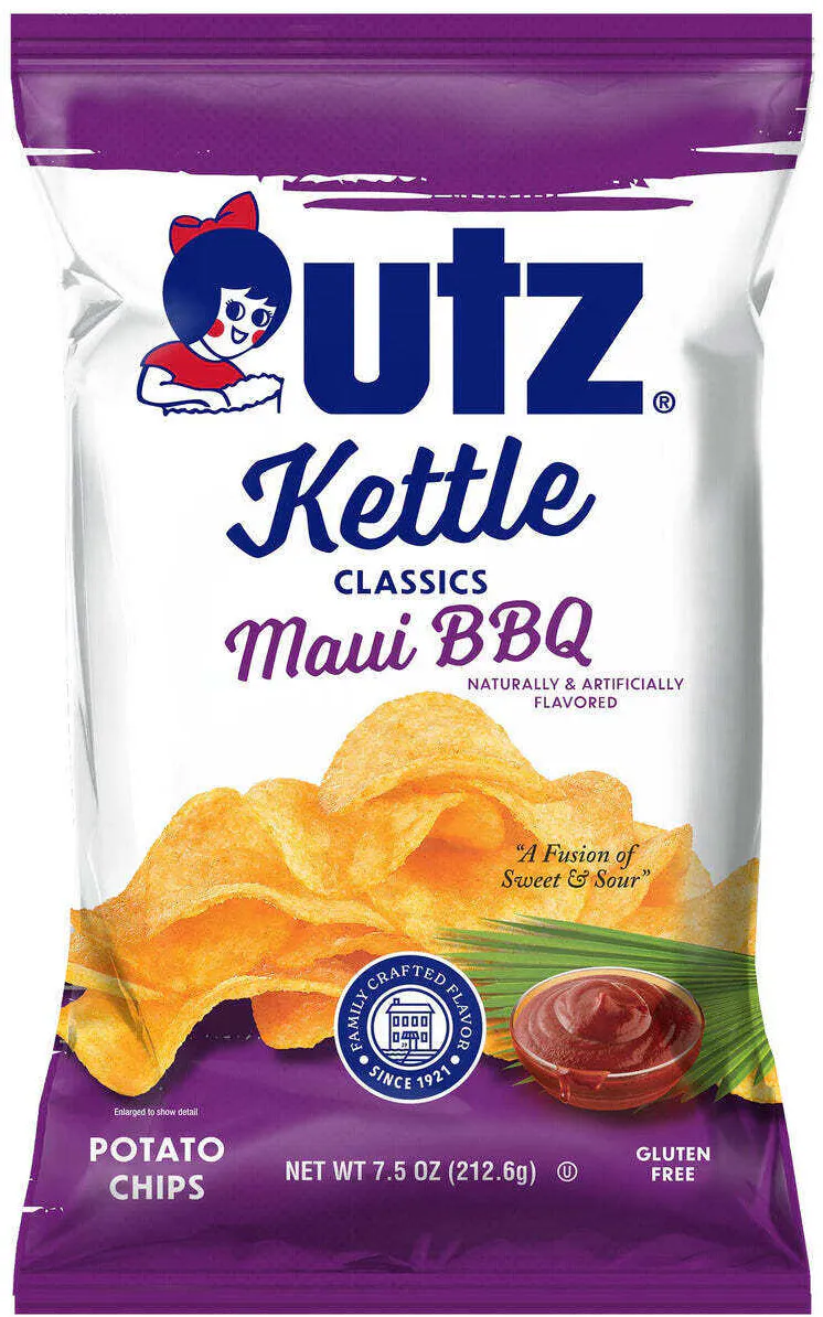 utz maui bbq kettle chips