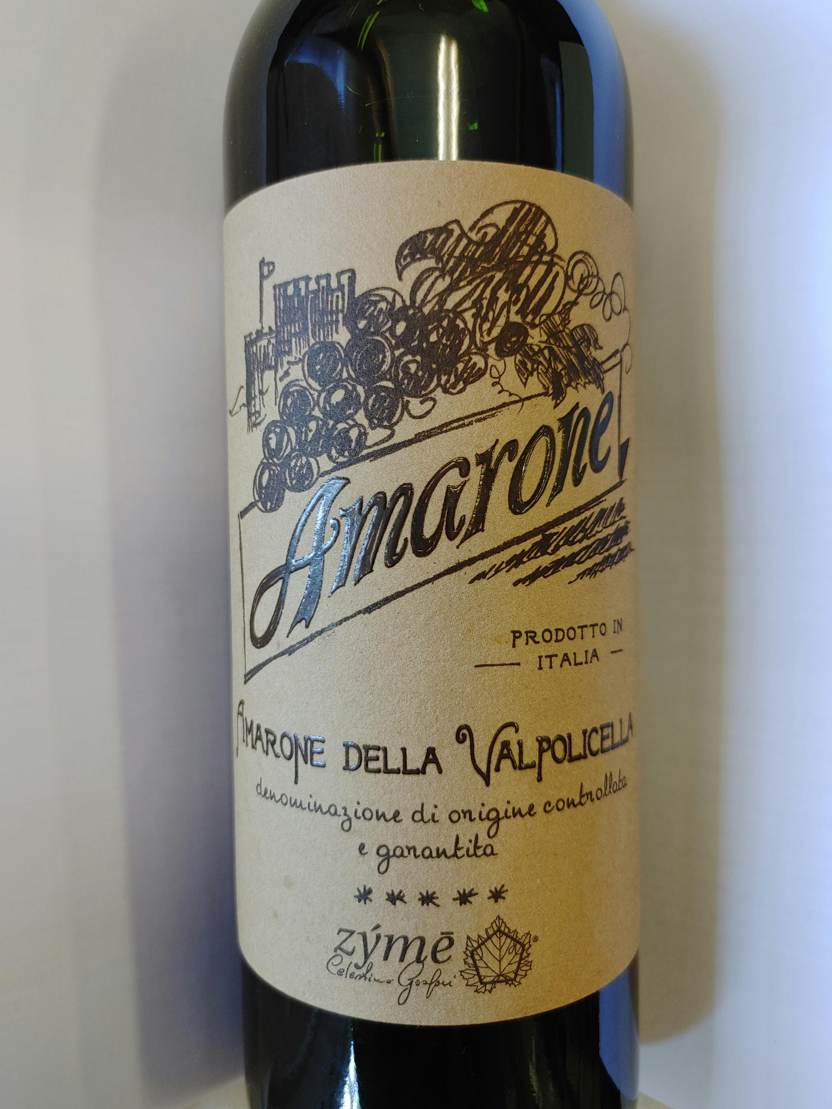 Zyme Amarone Della Valpolicella Classico 2015 750ml - Bedford Wine
