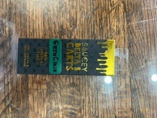 Gold Spectrum CBD THC D8 Saucey Green Crack Cartridge - Cool 