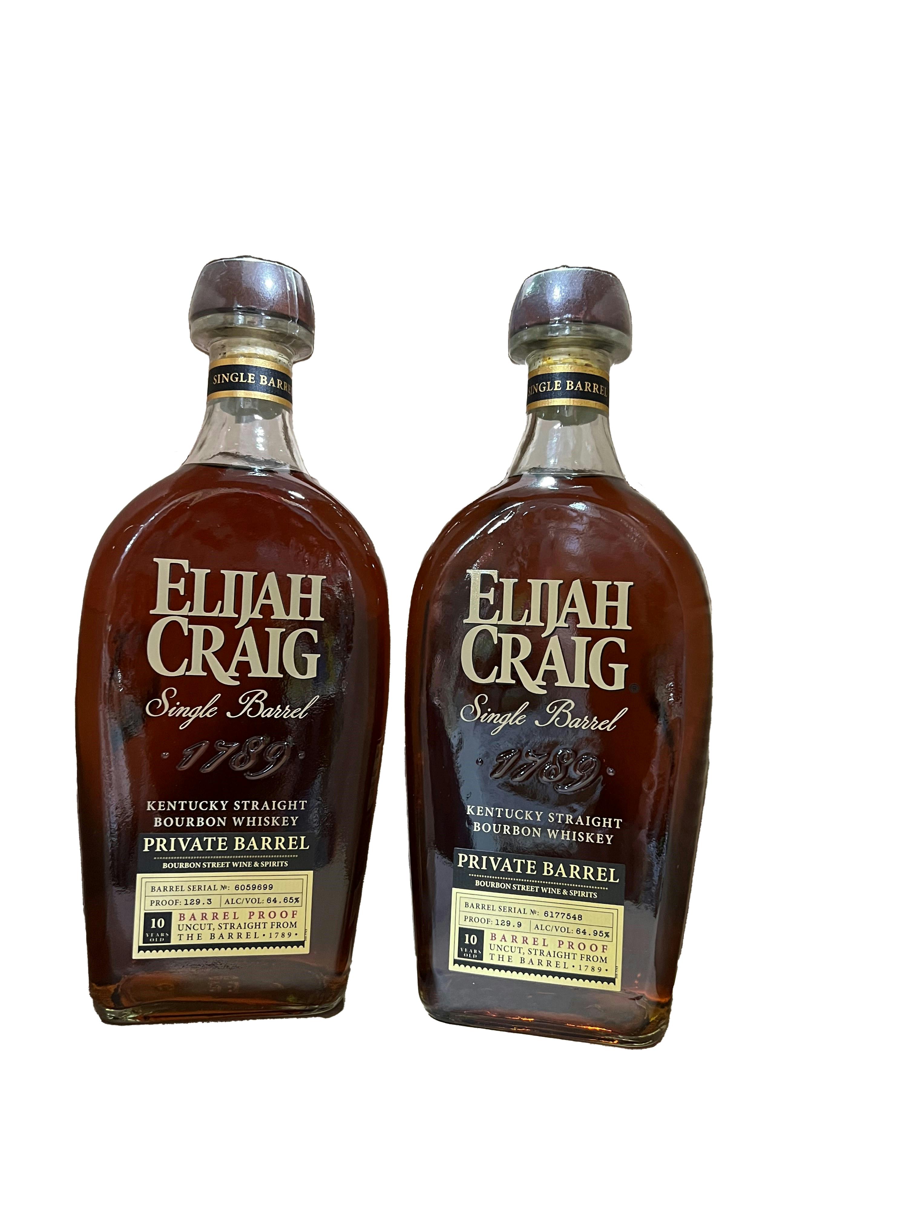 Elijah Craig Barrel Proof "Store Pick" Single Barrel Selection 2 Pack