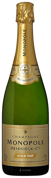 gold top monopole champagne