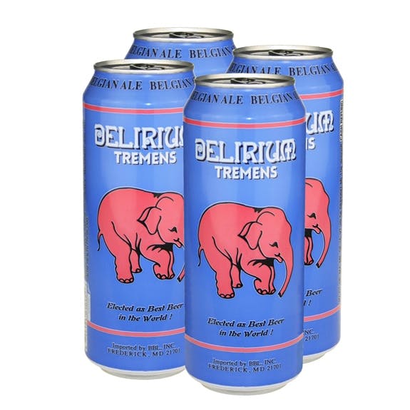 Delirium Brewery Tremens 4 pack 16 oz. Can - Petite Cellars