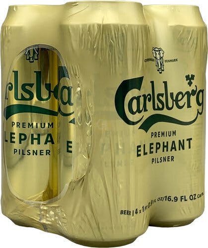 Carlsberg Elephant Premium Pilsner 4 pack 16 oz. Can - Petite Cellars