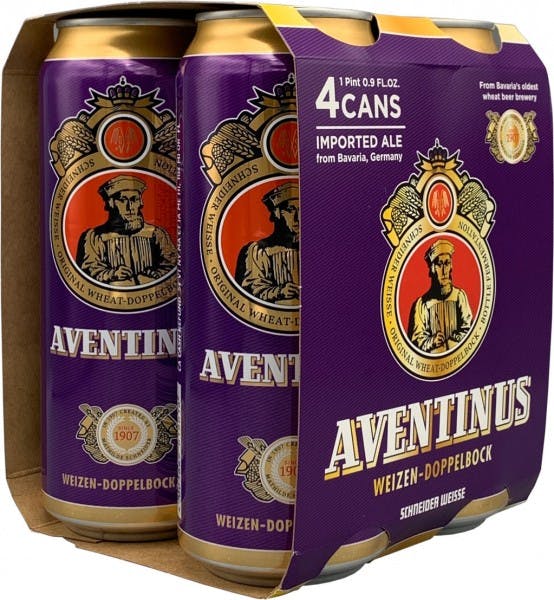 G. Schneider & Sohn Aventinus 4 pack 16 oz. Can - Petite Cellars