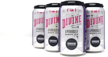 Union Craft Brewing Divine IPA 6 pack 12 oz. Can - Petite Cellars