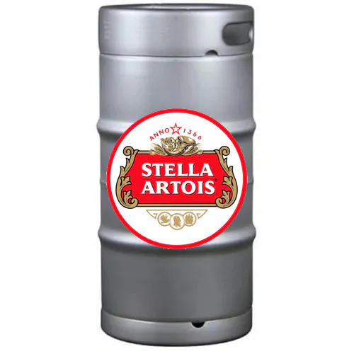 Stella Artois Lager 1/6 Barrel Keg Petite Cellars