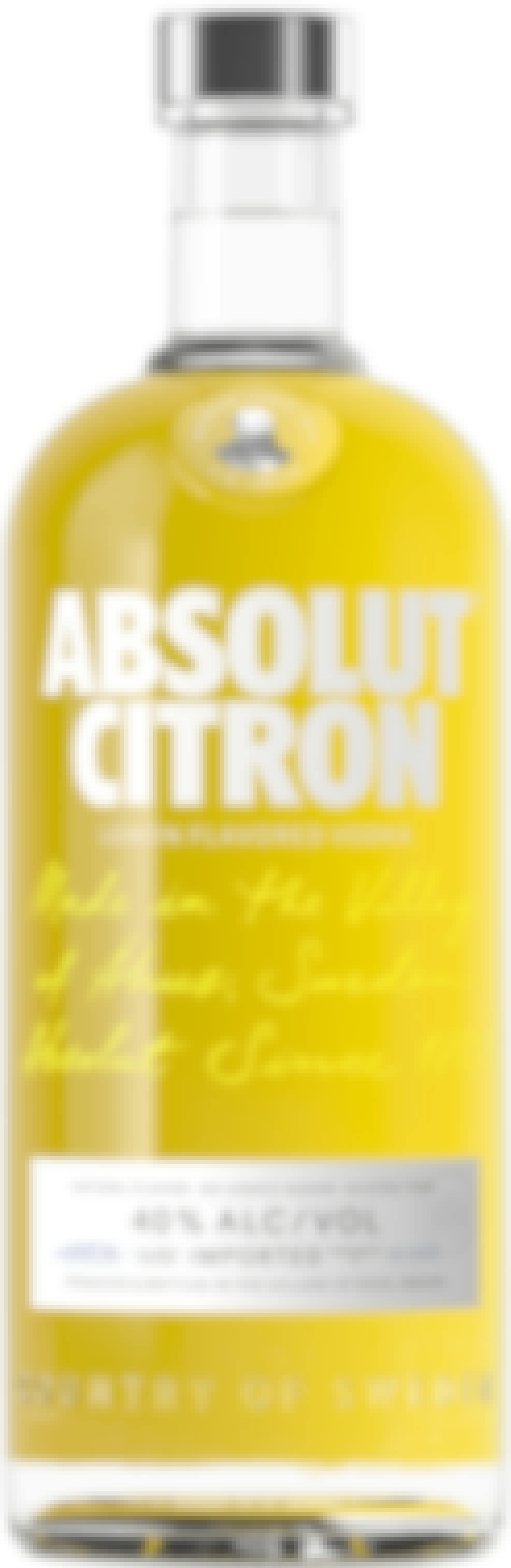 Absolut Citron Vodka 1L