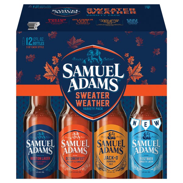 Samuel Adams Fall Variety Pack 12 pack 12 oz. Can - Petite Cellars