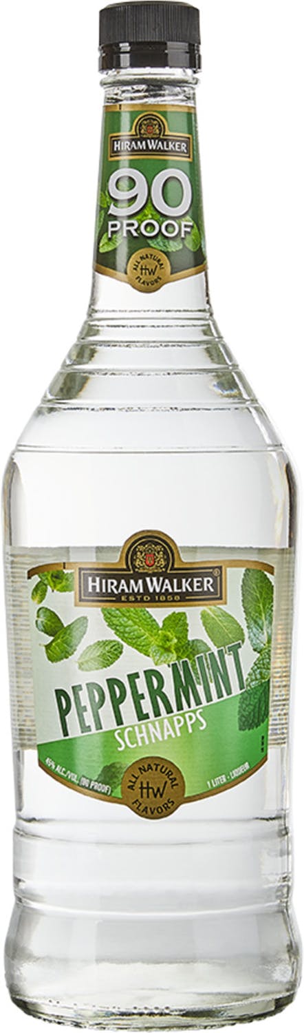 Hiram Walker Peppermint Schnapps 90 Proof 1L - Allendale Wine Shoppe
