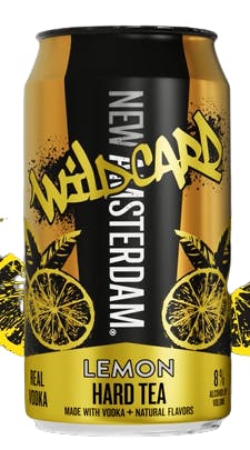 New Amsterdam Wildcard Lemon Hard Tea 4 pack 350ml - Argonaut Wine & Liquor