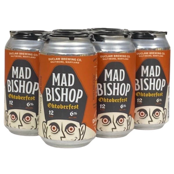 DuClaw Brewing Company Mad Bishop Oktoberfest 6 pack 12 oz. Can - Petite Cellars