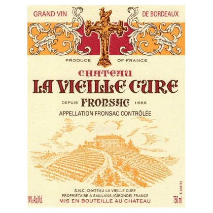 Château la Vieille Cure Fronsac 2019 750ml - Rye Brook Wine Spirit Shop